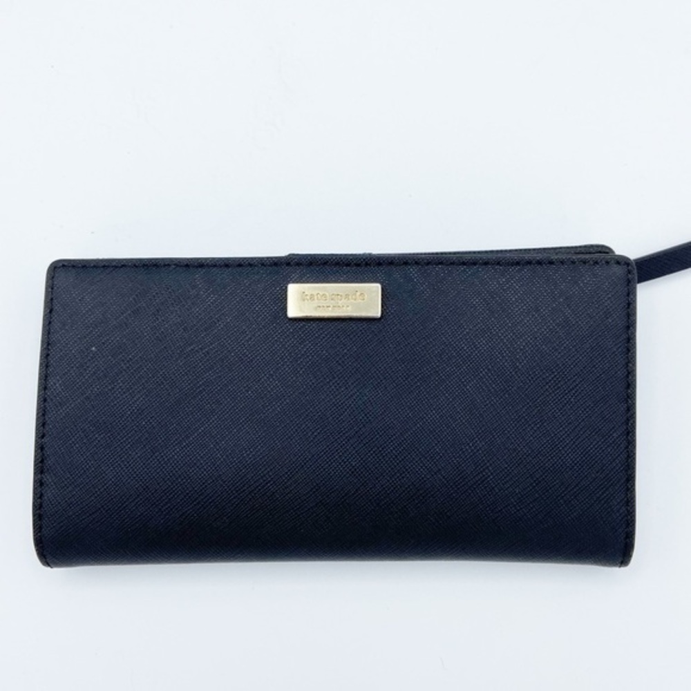 Kate Spade black Stacy wallet clutch‎